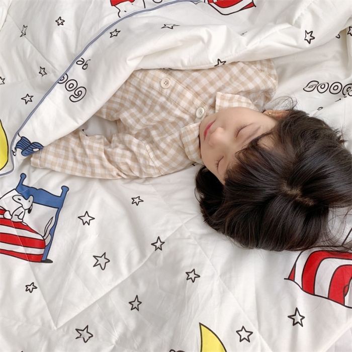 91家纺网 家纺一手货源 找家纺 昔可 2019新款纯棉夏被 晚安