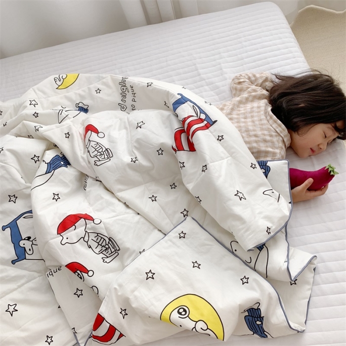 91家纺网 家纺一手货源 找家纺 昔可 2019新款纯棉夏被 晚安