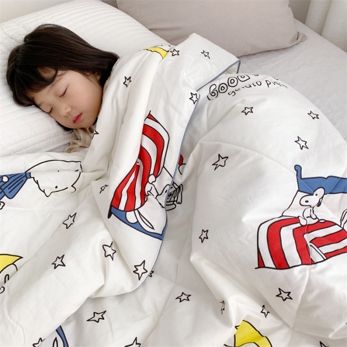 91家纺网 家纺一手货源 找家纺 昔可 2019新款纯棉夏被 晚安