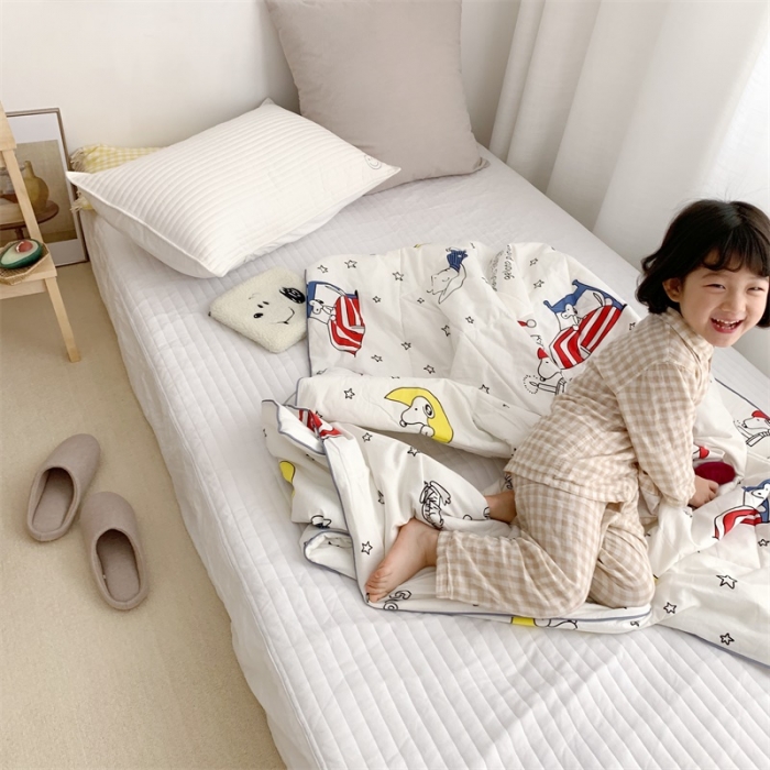 91家纺网 家纺一手货源 找家纺 昔可 2019新款纯棉夏被 晚安