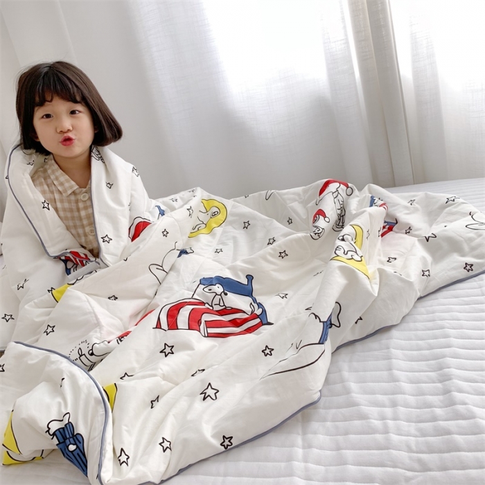 91家纺网 家纺一手货源 找家纺 昔可 2019新款纯棉夏被 晚安