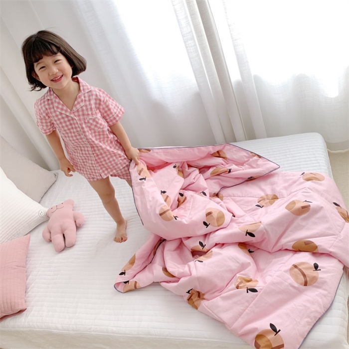 91家纺网 家纺一手货源 找家纺 昔可 2019新款纯棉夏被 小苹果