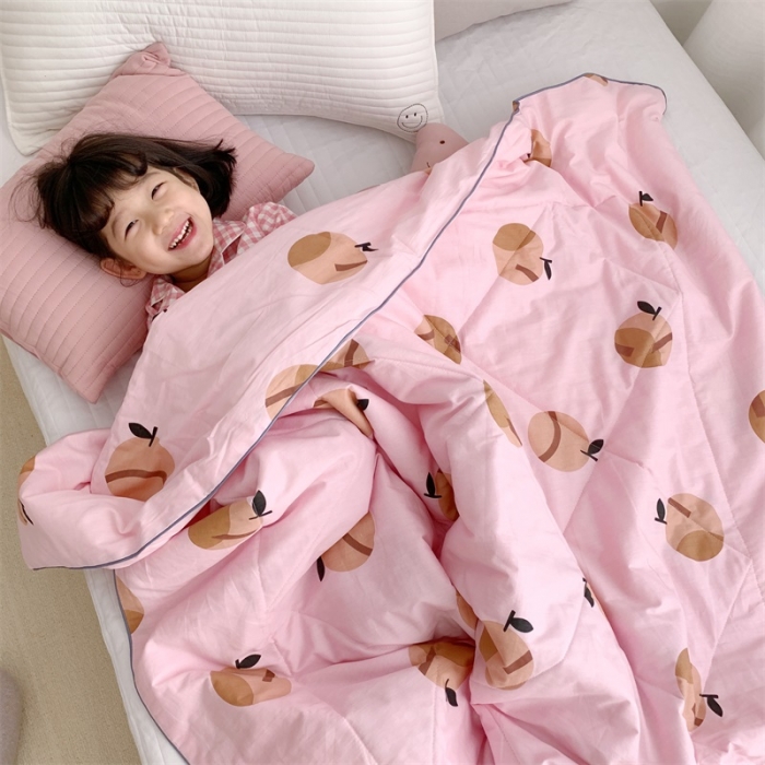 91家纺网 家纺一手货源 找家纺 昔可 2019新款纯棉夏被 小苹果