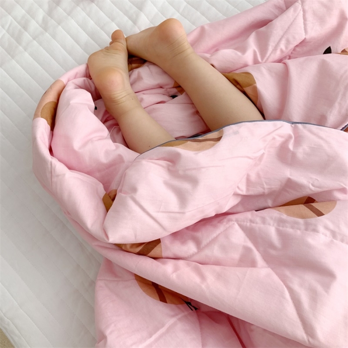 91家纺网 家纺一手货源 找家纺 昔可 2019新款纯棉夏被 小苹果