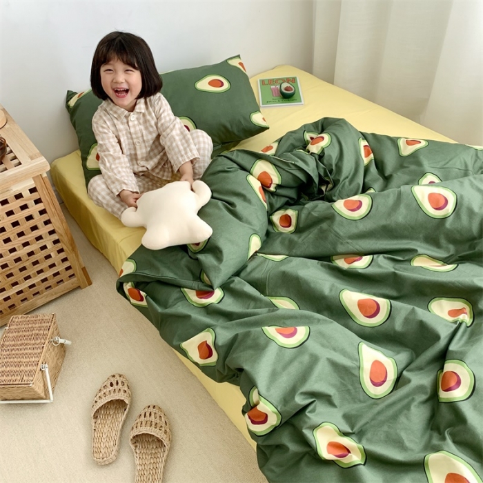 91家纺网 家纺一手货源 找家纺 昔可 2019新款13372纯棉套件四件套 美好生活