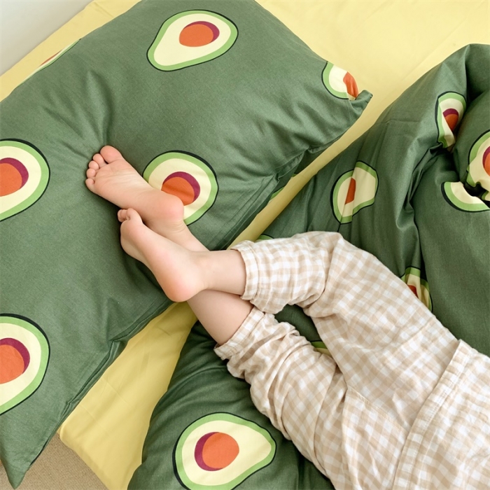 91家纺网 家纺一手货源 找家纺 昔可 2019新款13372纯棉套件四件套 美好生活