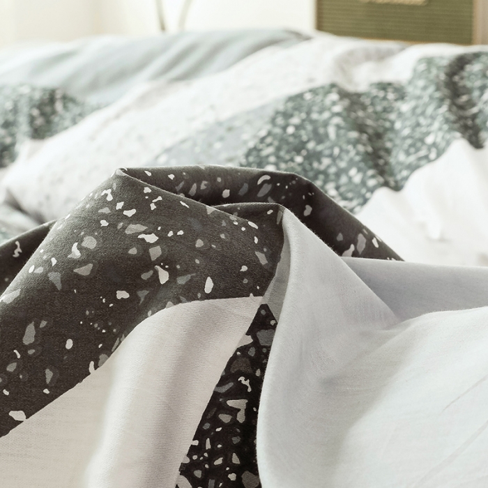 91家纺网 家纺一手货源 找家纺 （总）昔可 2019新款13372棉加绒简约系列四件套