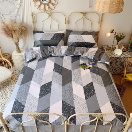 91家纺网 家纺一手货源 找家纺 （总）昔可 2019新款13372全棉四件套