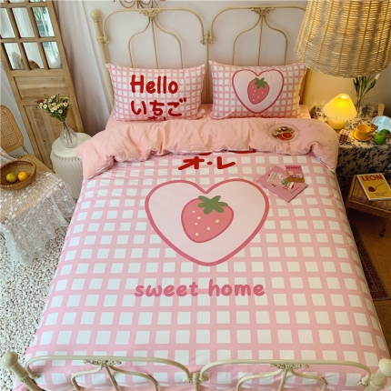 91家纺网 家纺一手货源 找家纺 （总）昔可 2019新款设计师款韩国宝宝绒大版四件套