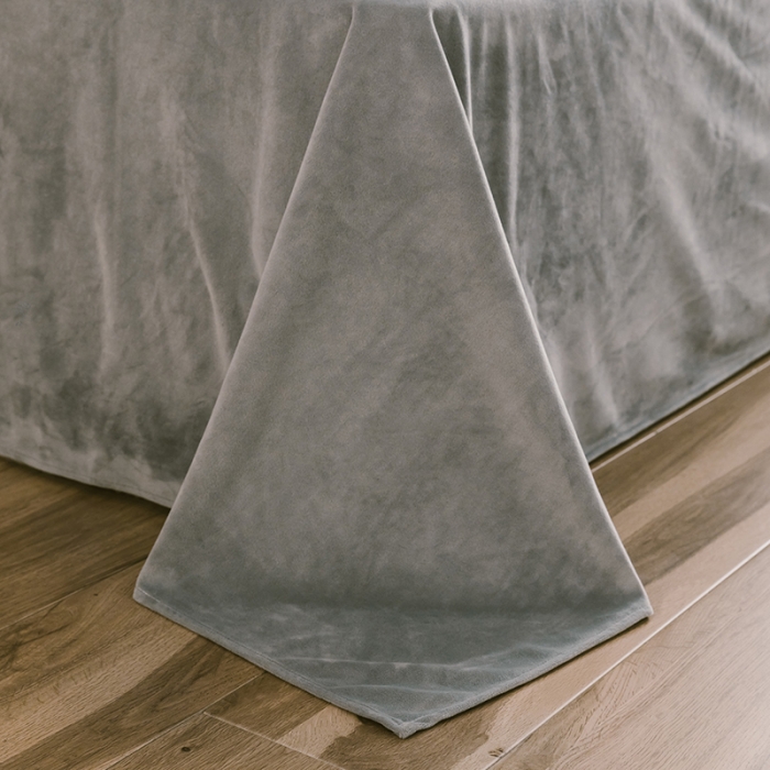 91家纺网 家纺一手货源 找家纺 昔可2019新款13372棉加绒简约系列四件套 LOVE爱心