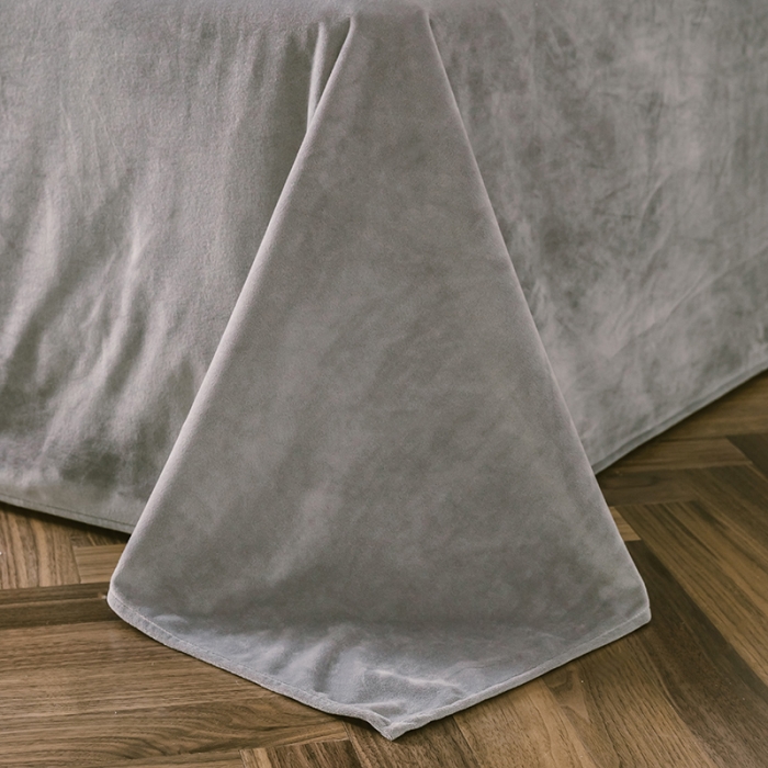 91家纺网 家纺一手货源 找家纺 昔可 2019新款13372棉加绒简约系列四件套 格子彩虹