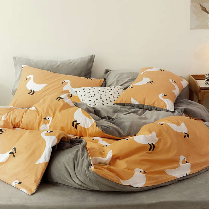 91家纺网 家纺一手货源 找家纺 昔可 2019新款13372棉加绒卡通系列四件套 童真