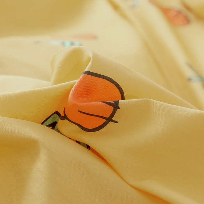 91家纺网 家纺一手货源 找家纺 昔可 2019新款13372棉加绒水果系列四件套 小萝卜