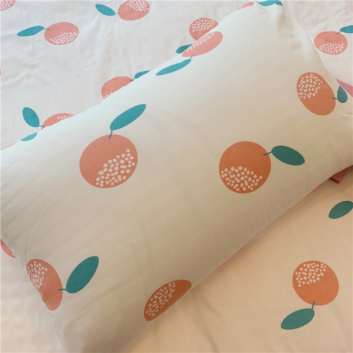 91家纺网 家纺一手货源 找家纺 昔可 2019新款13372全棉四件套 清新水果