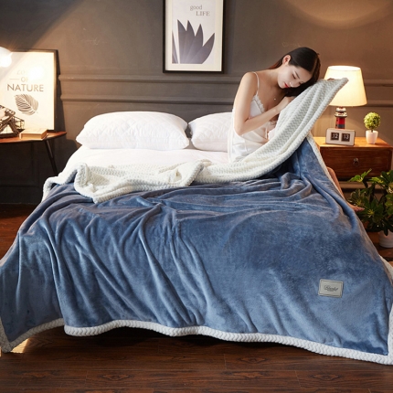 91家纺网 家纺一手货源 找家纺 （总）印季家纺 2021秋冬北欧双层毛毯