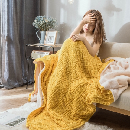 91家纺网 家纺一手货源 找家纺 （总）印季家纺 2021高密超柔雪尼尔羊羔绒毛毯