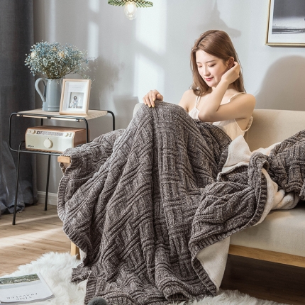 91家纺网 家纺一手货源 找家纺 （总）印季家纺 2021高密超柔雪尼尔羊羔绒毛毯