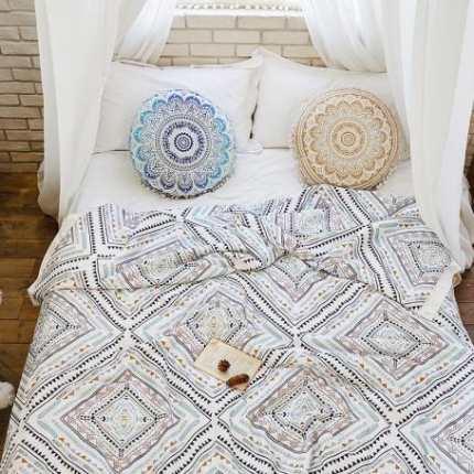 91家纺网 家纺一手货源 找家纺 （总）丽笙家纺 天丝棉麻印花夏被文艺风格