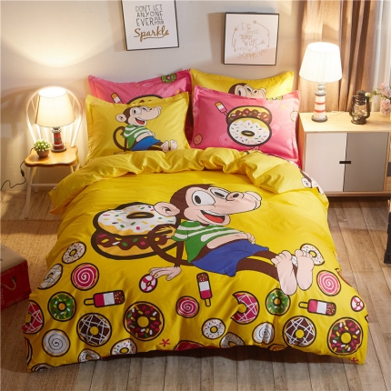 芃成家纺 40平网四件套 甜甜圈