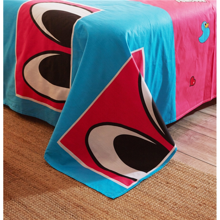 91家纺网 家纺一手货源 找家纺 芃成家纺 40平网四件套  童话城堡