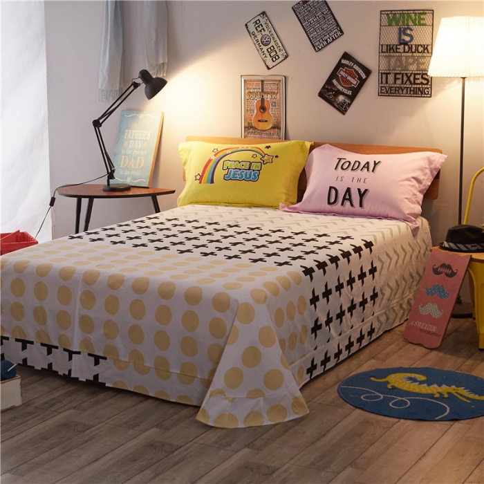 91家纺网 家纺一手货源 找家纺 芃成家纺 活性磨毛混搭四件套缤纷炫彩