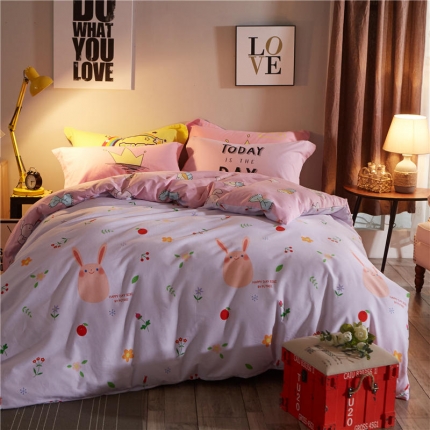 91家纺网 家纺一手货源 找家纺 （总）芃成家纺 活性磨毛混搭四件套