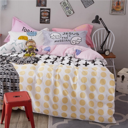 91家纺网 家纺一手货源 找家纺 （总）芃成家纺 活性磨毛混搭四件套