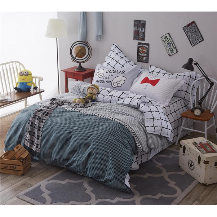 91家纺网 家纺一手货源 找家纺 芃成家纺 活性磨毛混搭四件套布拉格