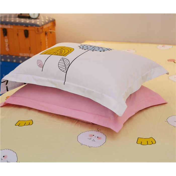 91家纺网 家纺一手货源 找家纺 芃成家纺 活性磨毛混搭四件套多彩纽扣