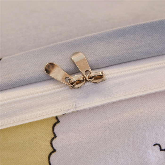 91家纺网 家纺一手货源 找家纺 芃成家纺 活性磨毛混搭四件套多彩纽扣