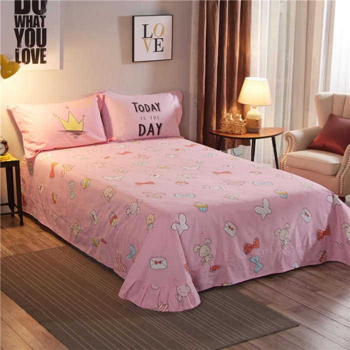 91家纺网 家纺一手货源 找家纺 芃成家纺 活性磨毛混搭四件套花花世界