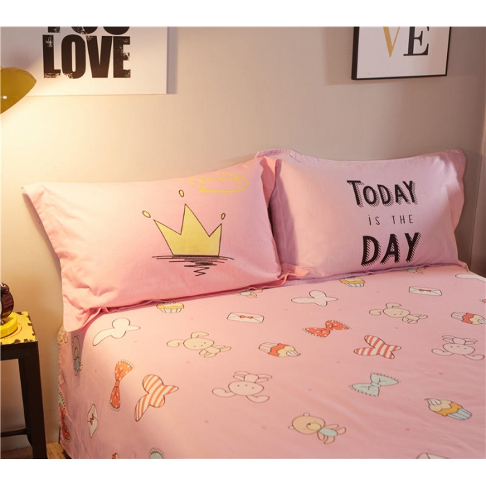 91家纺网 家纺一手货源 找家纺 芃成家纺 活性磨毛混搭四件套花花世界