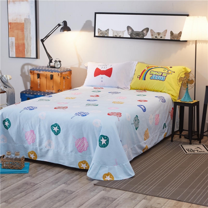 91家纺网 家纺一手货源 找家纺 芃成家纺 活性磨毛混搭四件套欢乐童年