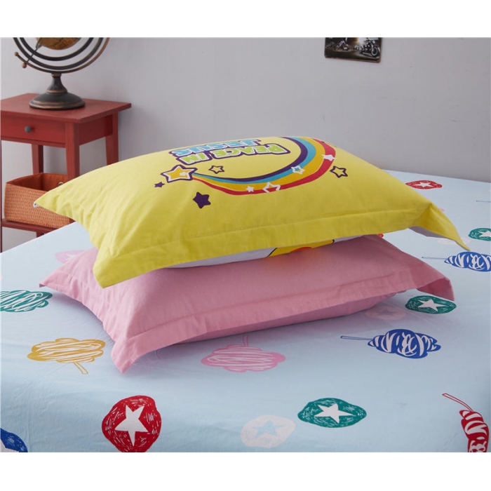 91家纺网 家纺一手货源 找家纺 芃成家纺 活性磨毛混搭四件套简爱