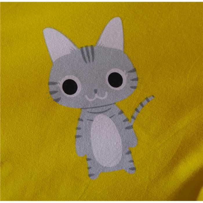 91家纺网 家纺一手货源 找家纺 芃成家纺 活性磨毛混搭四件套猫恋上鱼