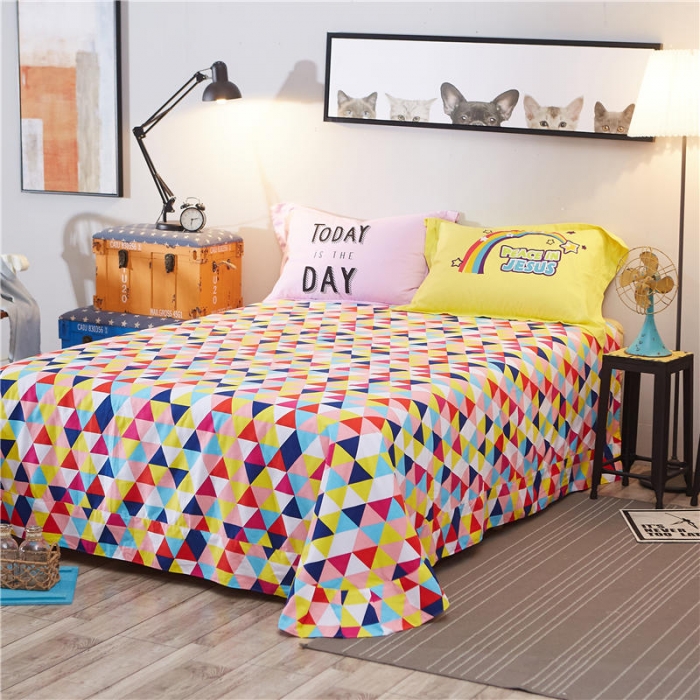 91家纺网 家纺一手货源 找家纺 芃成家纺 活性磨毛混搭四件套梦幻时光