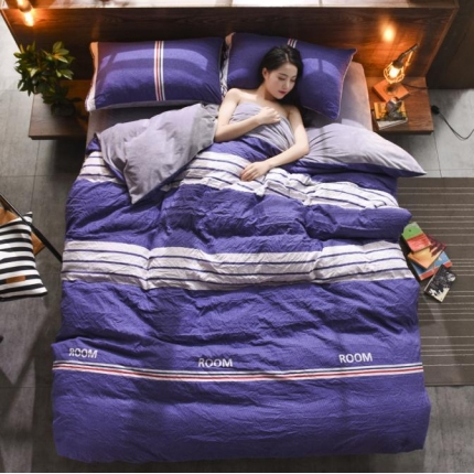 91家纺网 家纺一手货源 找家纺 （总）芃成家纺 水洗磨毛加绒四件套