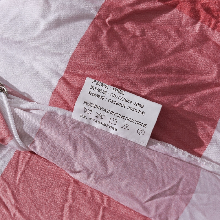 91家纺网 家纺一手货源 找家纺 芃成家纺 磨毛水洗棉四件套 查尔斯-红