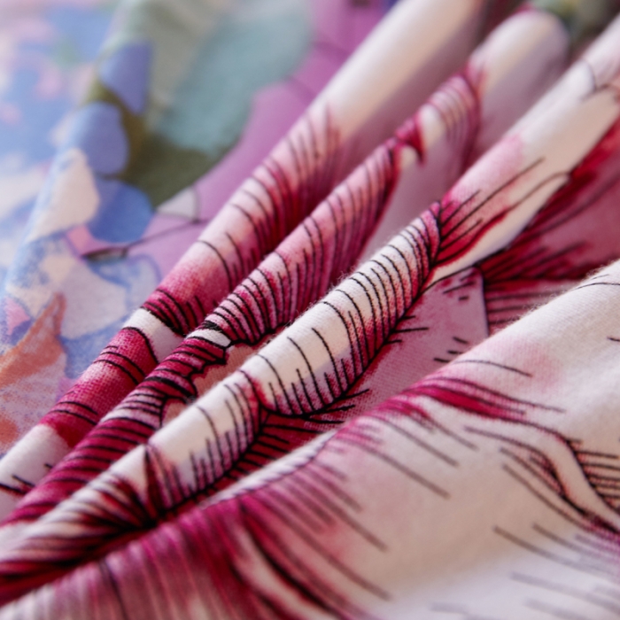 91家纺网 家纺一手货源 找家纺 芃成家纺 2017平网全棉四件套 巴黎之恋