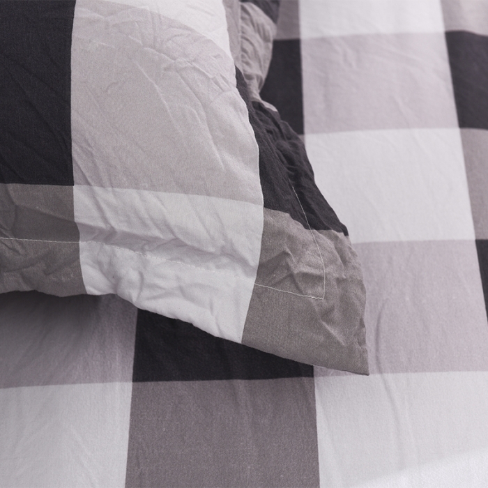 91家纺网 家纺一手货源 找家纺 芃成家纺 磨毛水洗棉四件套 查尔斯-灰