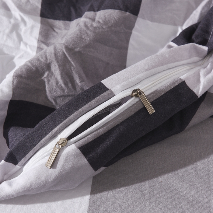 91家纺网 家纺一手货源 找家纺 芃成家纺 磨毛水洗棉四件套 查尔斯-灰