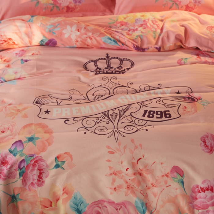 91家纺网 家纺一手货源 找家纺 芃成家纺 2017平网全棉四件套 宠爱