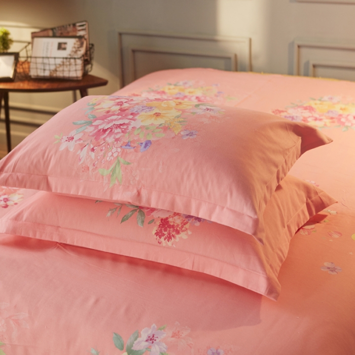 91家纺网 家纺一手货源 找家纺 芃成家纺 2017平网全棉四件套 宠爱