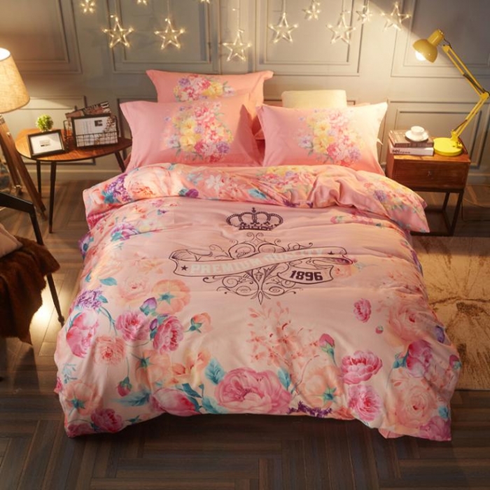 91家纺网 家纺一手货源 找家纺 芃成家纺 2017平网全棉四件套 宠爱