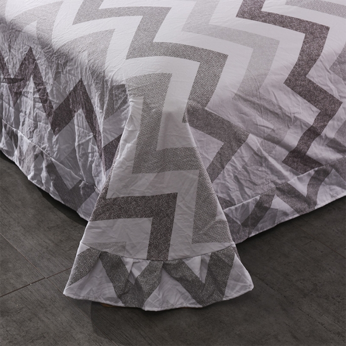 91家纺网 家纺一手货源 找家纺 芃成家纺 磨毛水洗棉四件套 悠然纯美