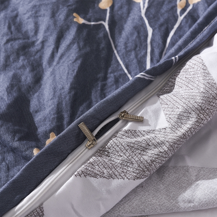 91家纺网 家纺一手货源 找家纺 芃成家纺 磨毛水洗棉四件套 悠然纯美