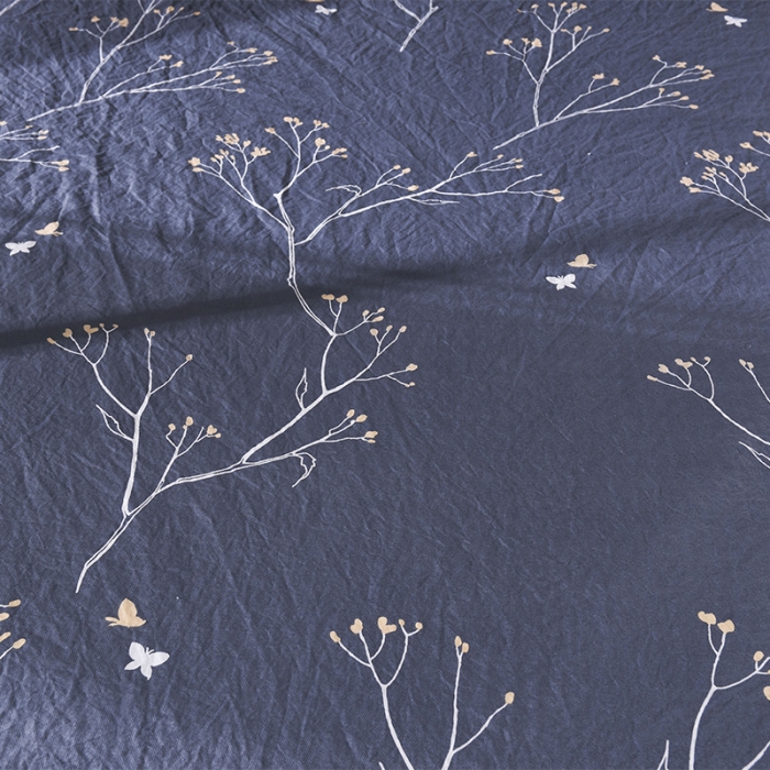 91家纺网 家纺一手货源 找家纺 芃成家纺 磨毛水洗棉四件套 悠然纯美