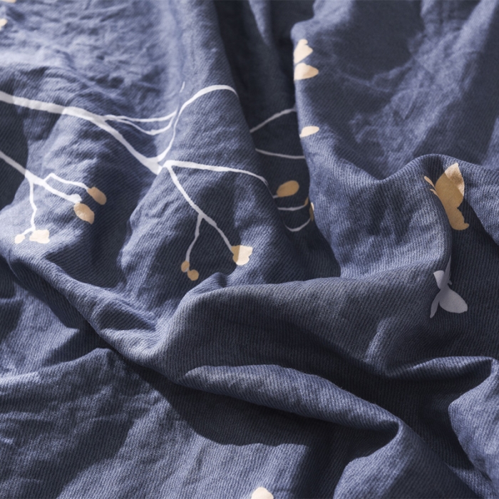 91家纺网 家纺一手货源 找家纺 芃成家纺 磨毛水洗棉四件套 悠然纯美