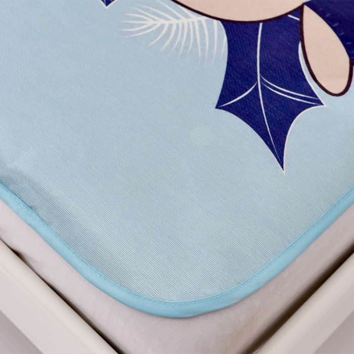 91家纺网 家纺一手货源 找家纺  芃成家纺 2020新款冰丝凉席 宝贝熊