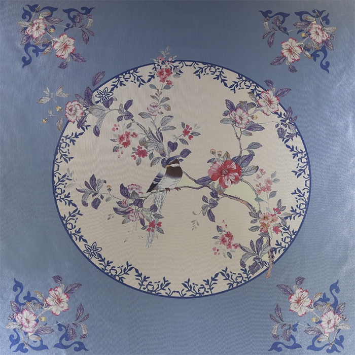 91家纺网 家纺一手货源 找家纺  芃成家纺 2020新款冰丝凉席 花好月圆